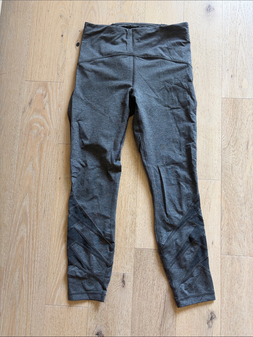 lululemon athletica Heathered Gray Performance Leggings